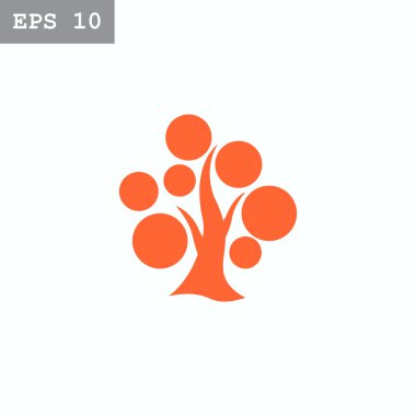 soyut ağaç simgesi