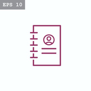 kişi, adres defteri simgesi