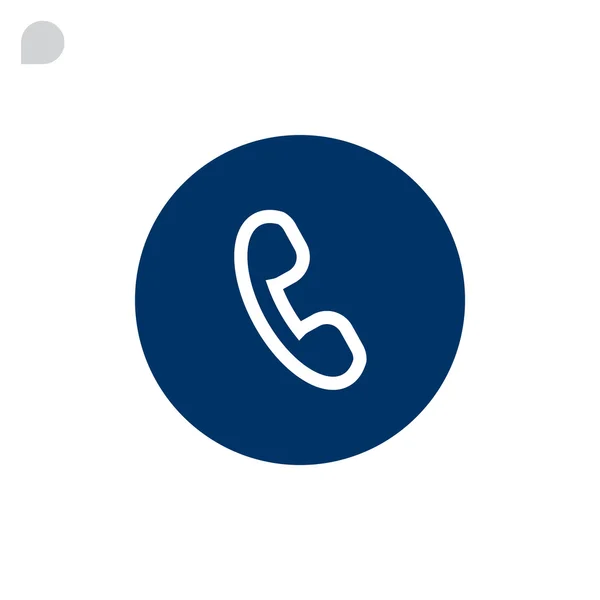 Telefoongesprek pictogram — Stockvector