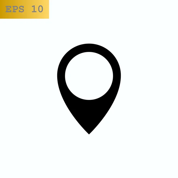 Mapa pin icono — Vector de stock