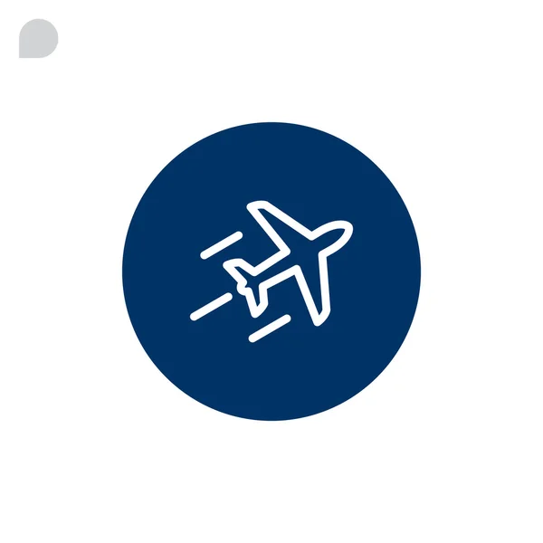 Ícone de transporte de avião — Vetor de Stock
