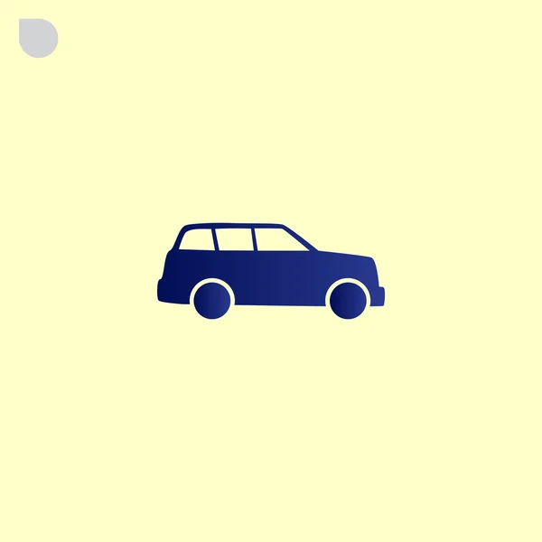 Icono web del coche — Vector de stock