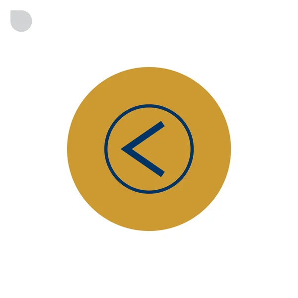 Back, previous arrow icon — Stock Vector