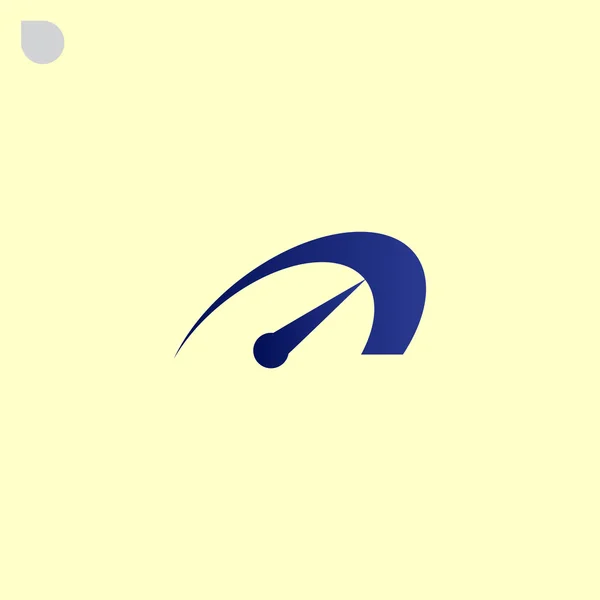 Gauge, speedometer icon — Stock Vector