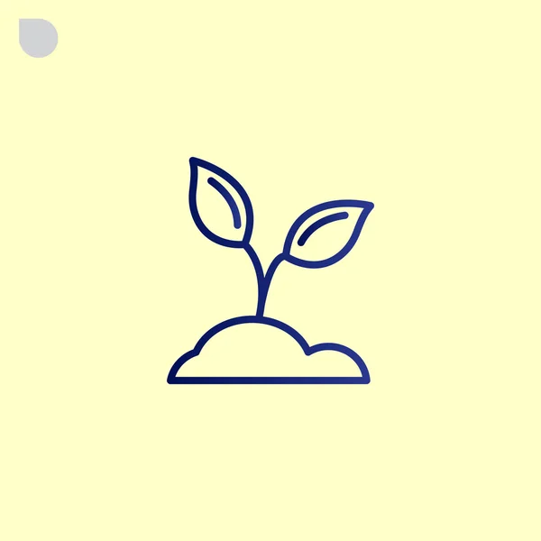 Plant sprout icon — Stock Vector