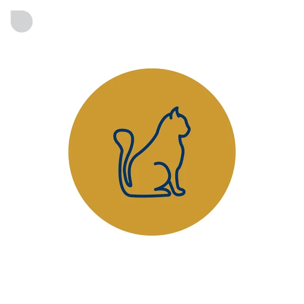 Gato animal de estimação ícone —  Vetores de Stock