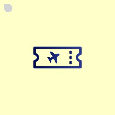 biniş bileti simgesi