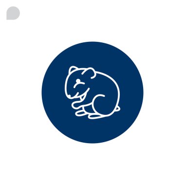 hamster evde beslenen hayvan hayvan simgesi