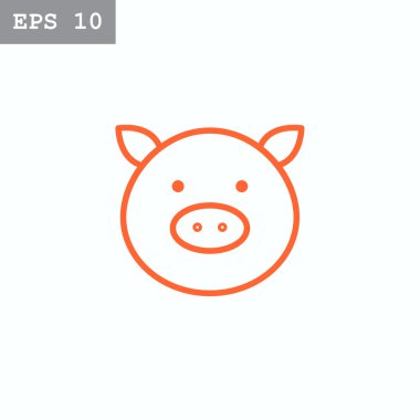 domuz baş yüz simgesi