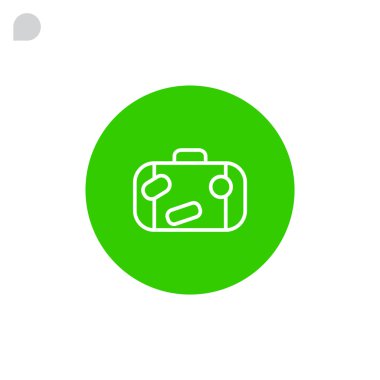 turist çanta simgesi