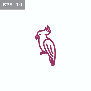 Papağan kuş simgesi