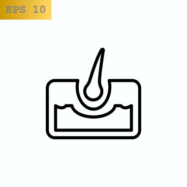 insan saç ve Cilt simgesini