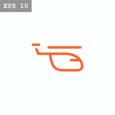 Helikopter uçak simgesi