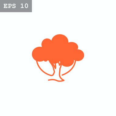 soyut ağaç simgesi