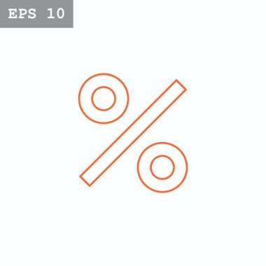 yüzde işareti simgesi