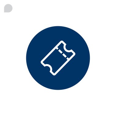 Kağıt bilet simgesi