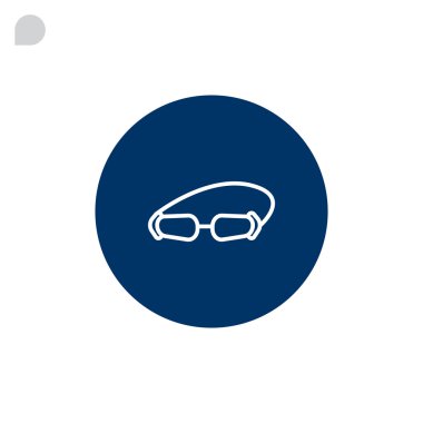 Yüzme gözlük simgesi