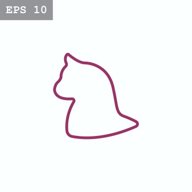 kedi evde beslenen hayvan hayvan simgesi