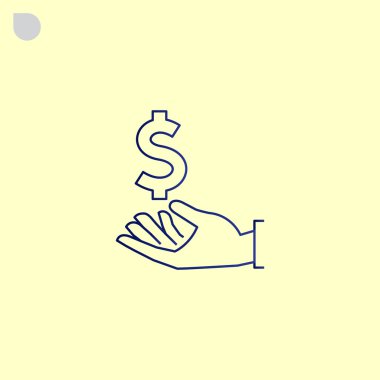 dolar işareti el simgesi