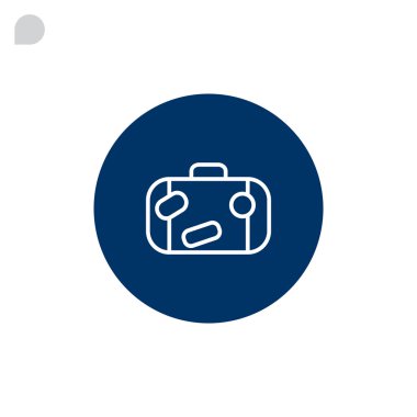 turist çanta simgesi