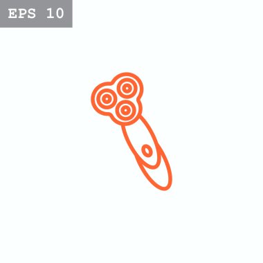 Elektrikli tıraş makinesi simgesini