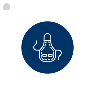 Mutfak önlüğü simgesi  