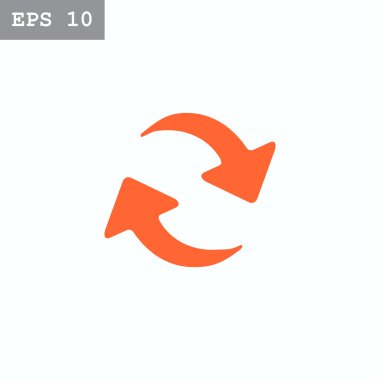 yeniden başlatın, okları simge doldur