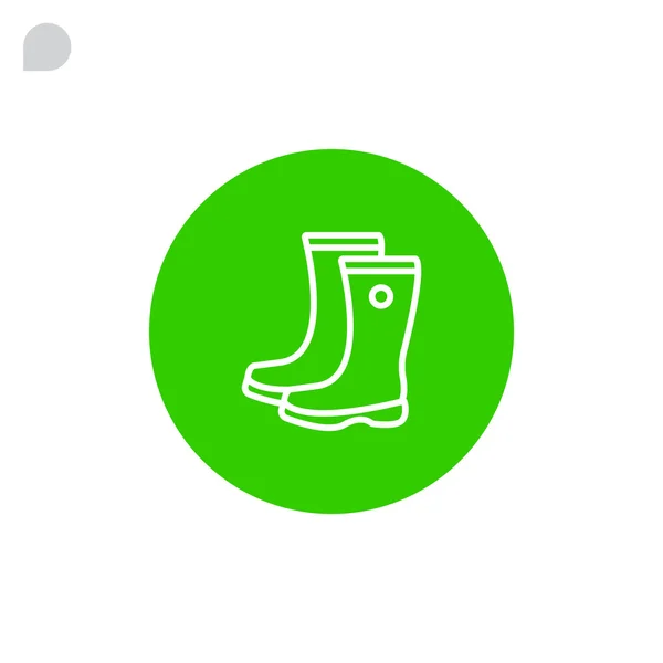 Rubber boots icon — Stock Vector