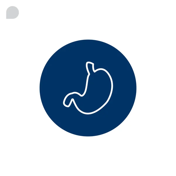 Ícone de órgão do estômago humano —  Vetores de Stock