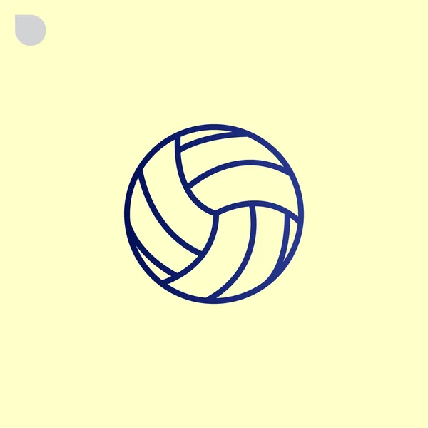Икона волейбола — стоковый вектор