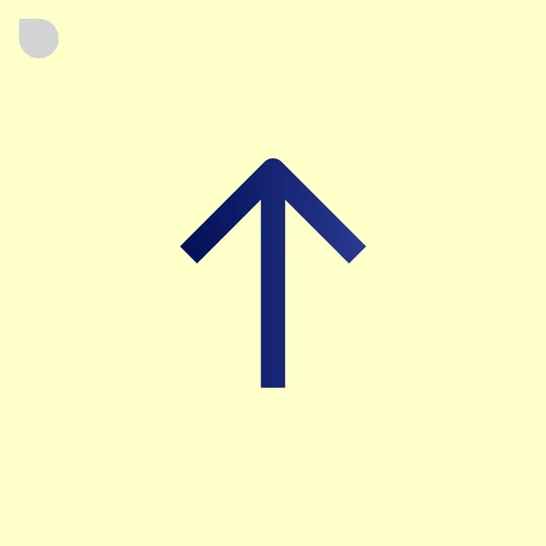 Haut, télécharger l'icône flèche — Image vectorielle