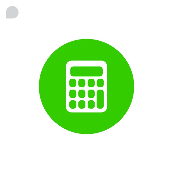 Rachunkowości, ikona kalkulator — Wektor stockowy