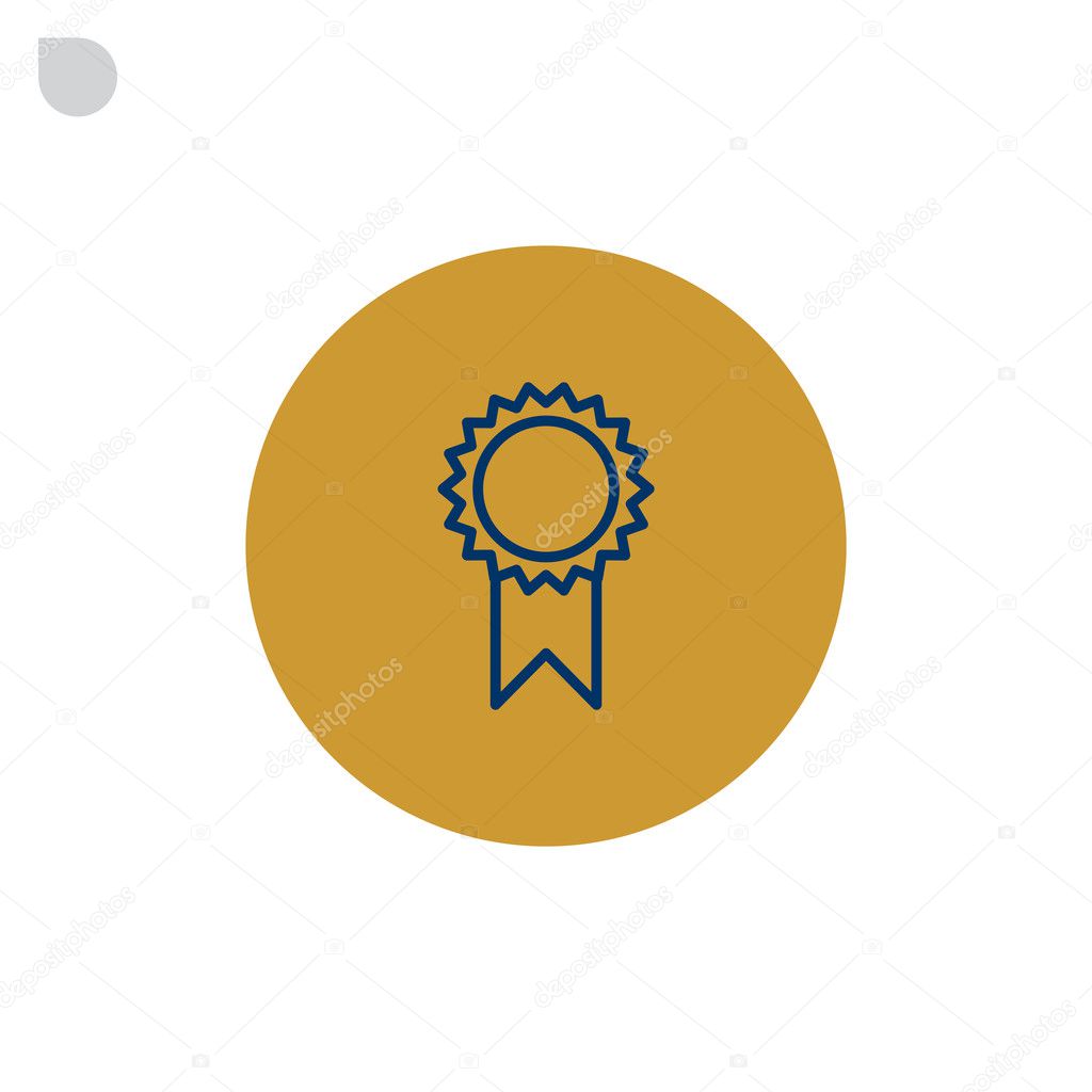 rosette medal award icon