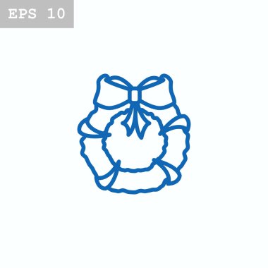 Noel çelenk simgesi