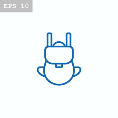 sırt çantası web simgesi