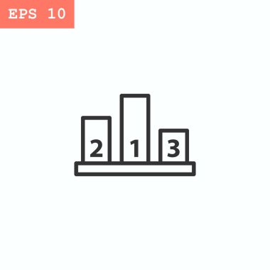 Şampiyon podyum simgesi