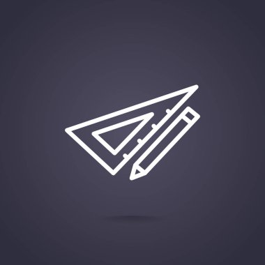 cetvel ve kalem web simgesi