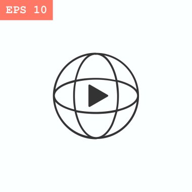 Oyun düz stil ikonu