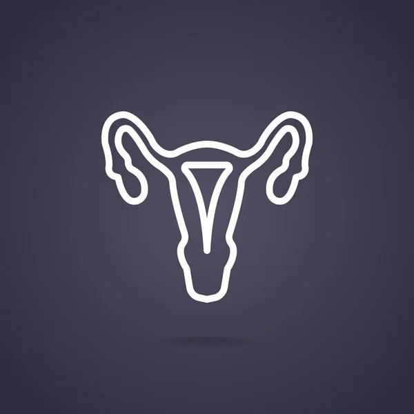 Anatomy web icon — Stock Vector