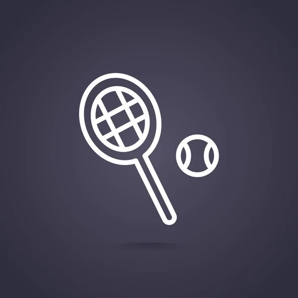 Tennis web pictogram — Stockvector