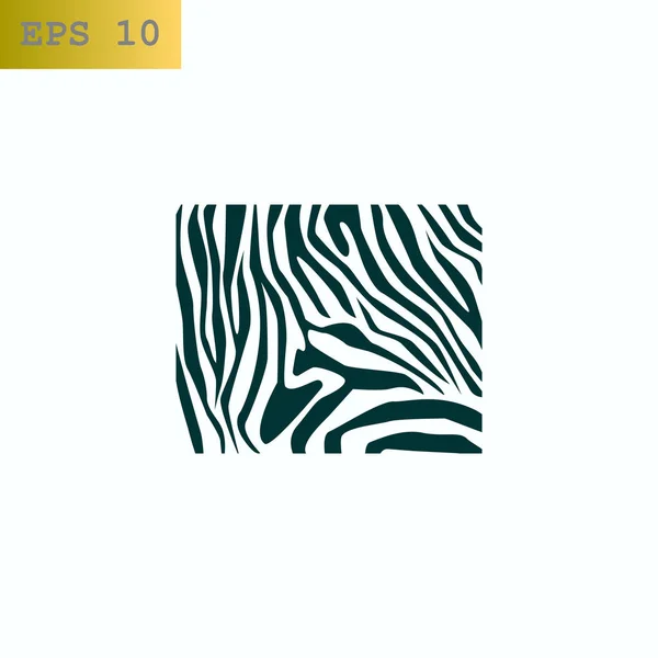 Zebra web icon — Stock Vector