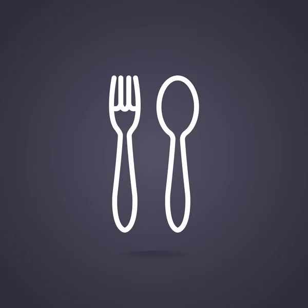 餐具 web 图标 — 图库矢量图片