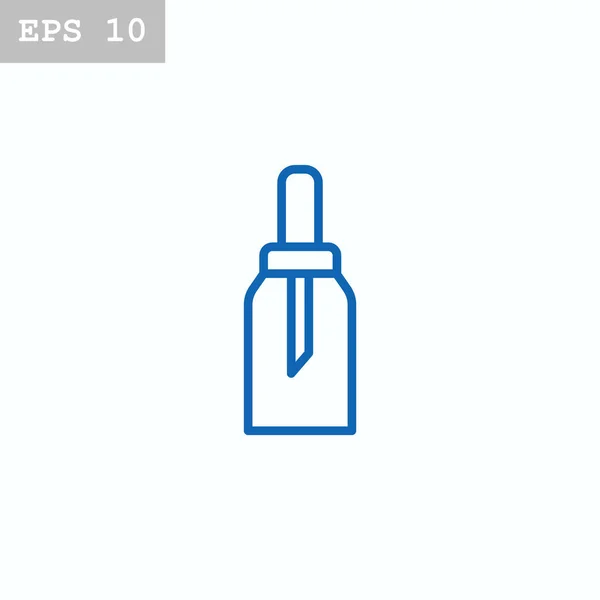 Икона косметической бутылки — стоковый вектор