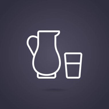 kavanoz ve cam web simgesi