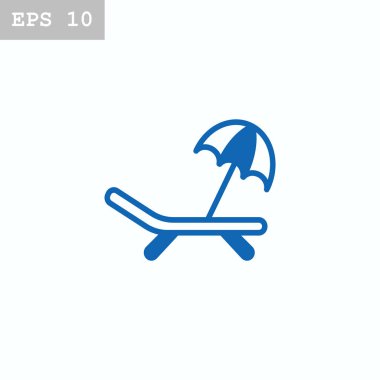 şezlong flatstyle simgesi 