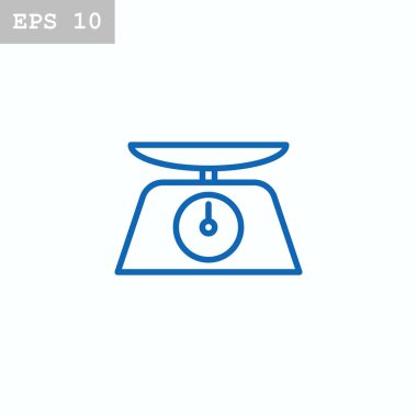 Ölçek düz stil ikonu