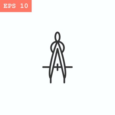 Bölücüler düz stil ikonu