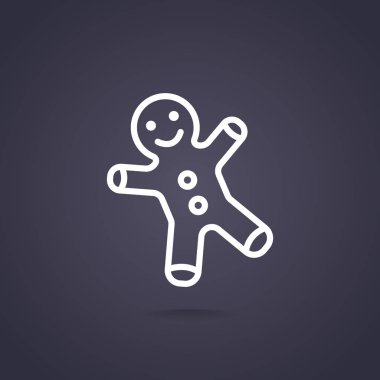 Zencefilli kurabiye adam web simgesi