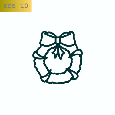 Noel dekorasyon web simgesi