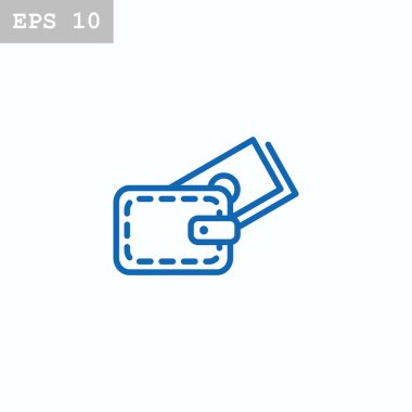 Para cüzdanı simgesi